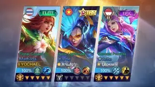 Support Tim dulu pakai Mathilda Floral Crown 🍀🌸 | Survival Mode | Mobile Legends