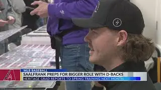Andrew Saalfrank gives back to Heritage High School baseball program, ready for spring training with