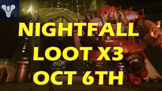 Destiny NIGHTFALL LOOT X3 Shield Brothers Dreadnaught Strike Oct 6th 2015