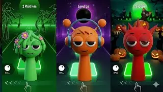 Sprunki Incredibox: Simon, Black, Lime, Gray Coffin Dance Meme Cover Tiles Hop EDM