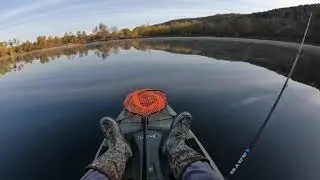Epic Fall Showdown with a BIG Northern Pike on the Wacky Worm(10lb test)101925