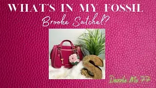 What&rsquo;s in my FOSSIL Brooke Satchel