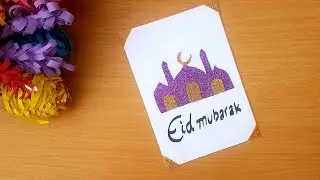 DIY EID CARD//Farah creations