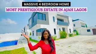 Massive ₦450M ($299K) 4 Bedroom Home | Most Luxurious Estate in Ajah Lekki Lagos