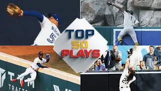 Топ-50 лучших защитных моментов MLB 2025 года! (Включая Дензела Кларка, Далтона Варшо, Джуриксона...