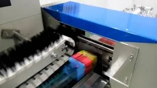 three pcs sponges packing, sponges flow wrap machine