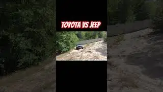 Toyota Prado 4.0 VS Jeep Wrangler Sahara 2.0Turbo #4x4 #offroad #toyota #jeep
