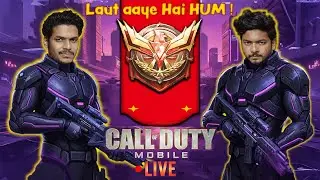 Aaj Lobby Crash Pakka Hone wali Hai ! Aamhi Aaloyy 🔥💀 | Marathi + Hindi Live | Call of duty Mobile