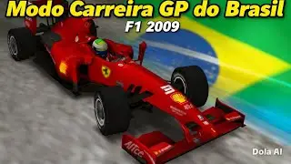 F1 2009 | Modo Carreira GP do Brasil: Larguei em 1º e DOMINEI a pista em casa! 