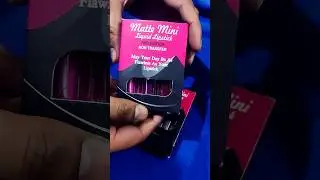 Matte Mini Lipstick set of 8 but mujhe 7 hi mile from#meesho #ytshorts #trending #lipstick