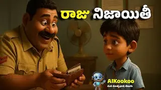నిజాయితీ బిడ్డ Raju | AIKooKoo Animated Kids Story | Telugu Moral Cartoons 2025