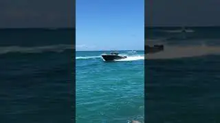42 FREEMAN FLIES THROUGH JUPITER INLET | YouTube Shorts |