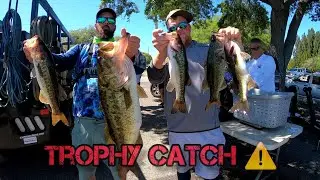 HUGE BASS wins us 1st place on John's Lake and Big Fish in Water Hawgs Bass Club