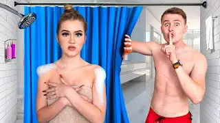 VPLÍŽIL JSEM SE DO DOMU MÉ HOLKY NA 24 HODIN!!