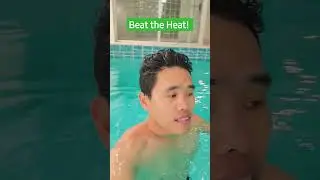 Beat the Heat! Summer Swimming! #summer #swimming #fyp #canada #bc #pool