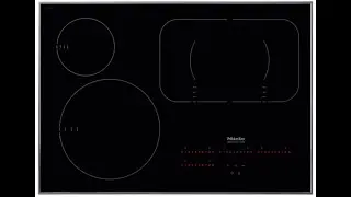 Индукционная варочная панель Miele в демонстрационном режиме