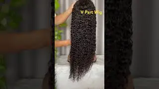 V Part Wig Jerry Curl 30 Inch Glueless Human Hair Wig #wholesale #hairfactory #curlywig #gluelesswig