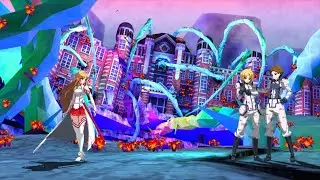 Asuna vs Qwenthur (Hardest AI) Dengeki Bunko Fighting Climax Ingition