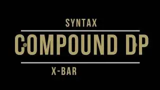Compound DP in X- bar theory