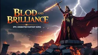 Blood and Brilliance | Epic Warrior Queen Fantasy Song 🎵 | Animated Cinematic Music Video