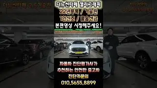 [진단카] 1인신조, 정숙한 주행성능, 풍부한 추가옵션이 탑재된 더뉴싼타페 2.5가솔린 캘리그래피(6인승)
