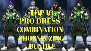 TOP 10 NEW INCUBATOR  PHONEIX ZAP BUNDLE || BEST DRESS COMBINATION FREE FIRE || MASTER GAMING