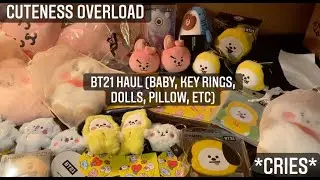 BT21 Haul!! (Baby Collection, Bag Charms, Dolls, Pillow, and more!)
