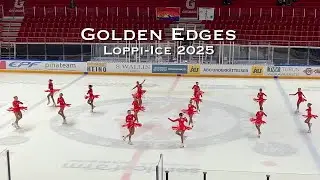 Golden Edges - Loppi-Ice 2025 - Synchronized skating