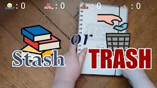 STASH or TRASH 📚🗑️ || Notebook Declutter