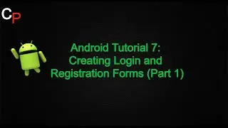 Android Tutorial | Create Login and Registration Screen in Android (Part 1)