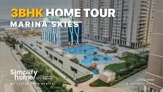 Full Home Tour: 3BHK at Marina Skies, Kukatpally, Hyderabad | 1450 Sft Executed Interiors