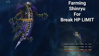 FINAL FANTASY X HD Remaster - Farming Shinryu for break hp limit items 