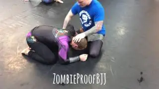Удушающий приём Mounted Thrust D'arce Choke Finish - ZombieProofBJJ (NoGi)