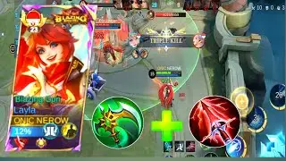 LAYLA 1 HIT MANIAC! ‼️ TANPA MATI!😱 BUILD LAYLA ATTACK SPEED! DAMAGE!!😱‼️🔥