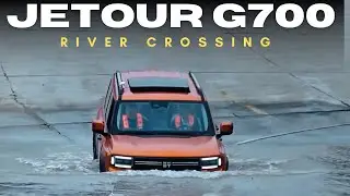 Внедорожник угодил в воду! / Как Jetour G700 Chery мощностью 560 кВт пересек реку Янцзы?