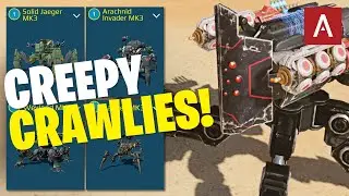 CREEPY CRAWLIES (Spiders) War Robots Dream Hangars Gameplay Episode 107 WR