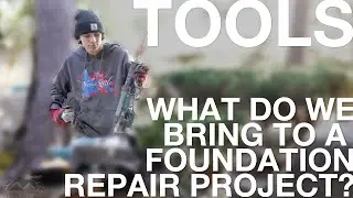 What Type Of Equipment Do We Bring To Homes To Perform Foundation Repair Work?