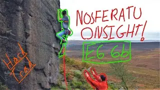 Nosferatu E6 6b ONSIGHT! - Hard trad in the peak district