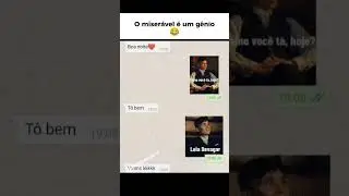 Ele foi muito esperto em mandar essa mensagem pra ela 😂