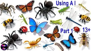 Insects and Arachnids - Creepy, Crawly, using AI: Exploring Insects & Arachnids 13+