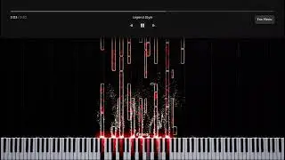 Legend Style Visual Midi Piano