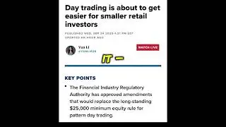 Pattern Day Trading Rule Is Dead &mdash; The Game Just Changed ⚡📉📈