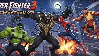 Spider Man fighting android gameplay super hero x action gameplay spider fighter 3 🕷️🕷️😮🕸️