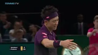 Hot Shot: Roger Continues To Amaze With Stunning Drop Volley In Paris 2018