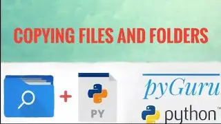 pyFiles 12 | Copying files and directories with python | 