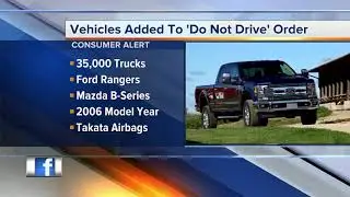Air bag danger: Ford, Mazda add pickups to do-not-drive list
