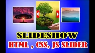 Html image slider using css | Html range slider tutorial | html slider template [html slideshow]