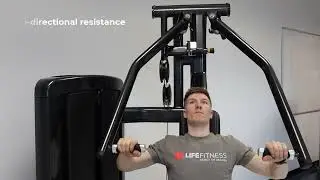 Life Fitness Insignia Series Dual Axis Chest Press