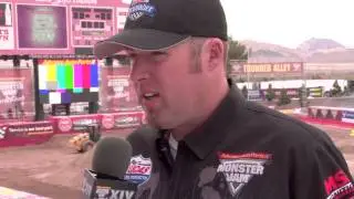 Monster Jam - World Finals 2013 - Pre-Practice with Lucas Oil Crusader Driver, Linsey Weenk