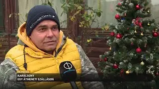 Karácsony egy átmeneti szálláson